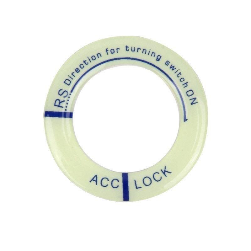 Fluorescent Start Stop Button Cover for Vehicles