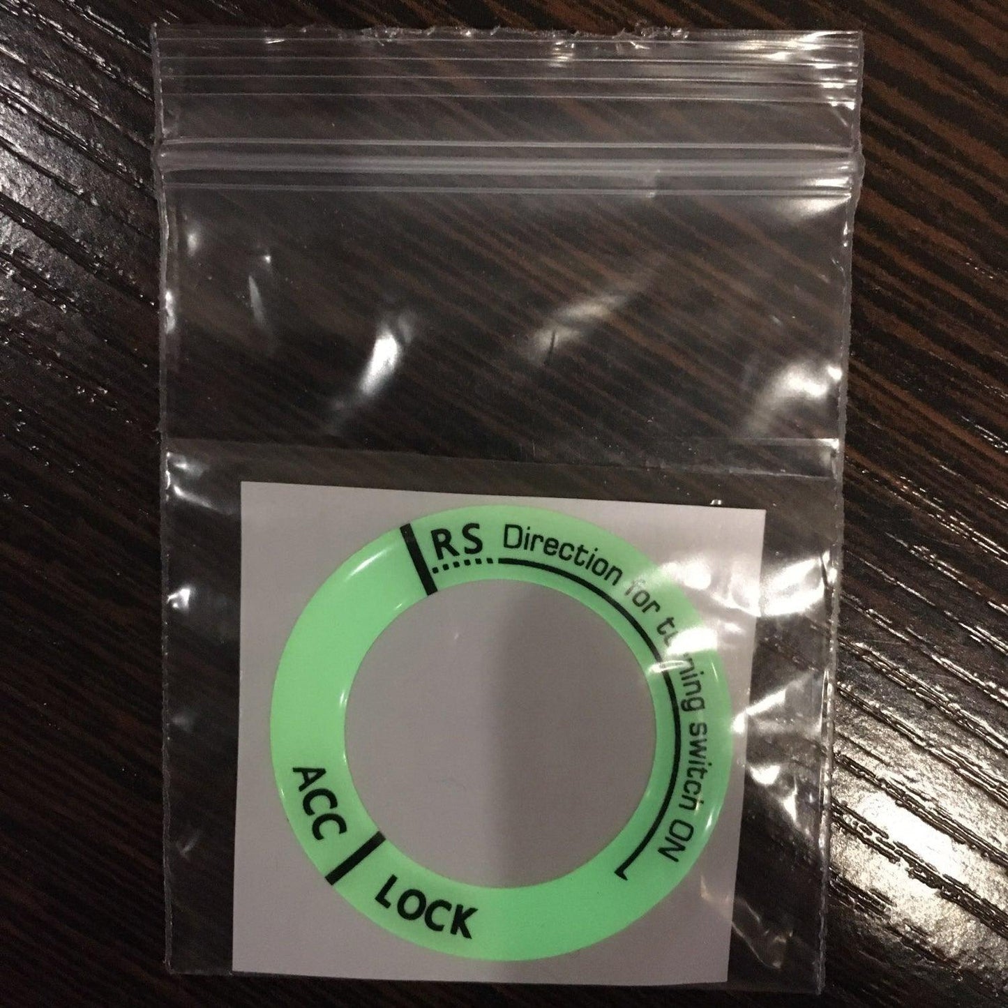 Fluorescent Start Stop Button Cover for Vehicles