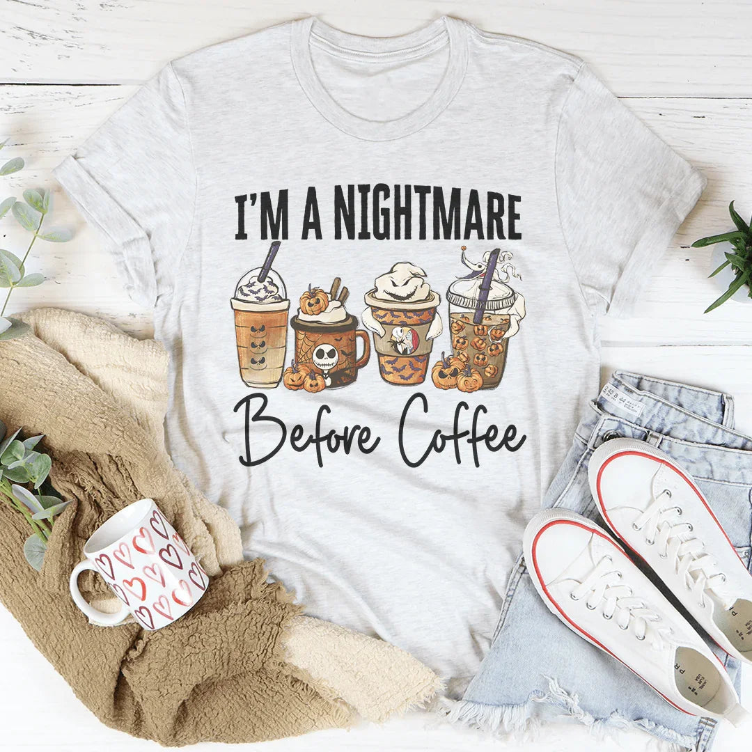 Camiseta de Pesadilla antes del café