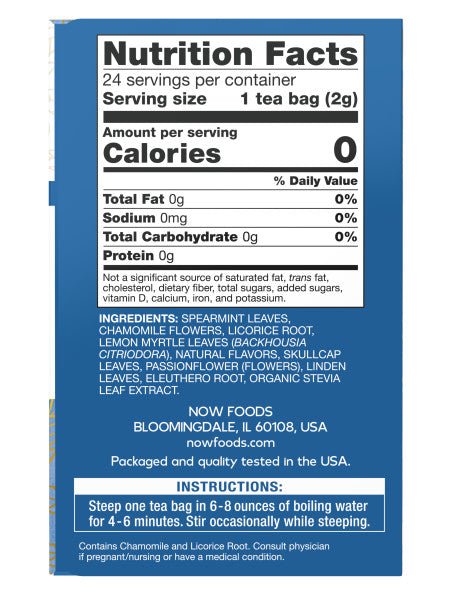 Caffeine-Free Herbal Infusion Tea - NOW