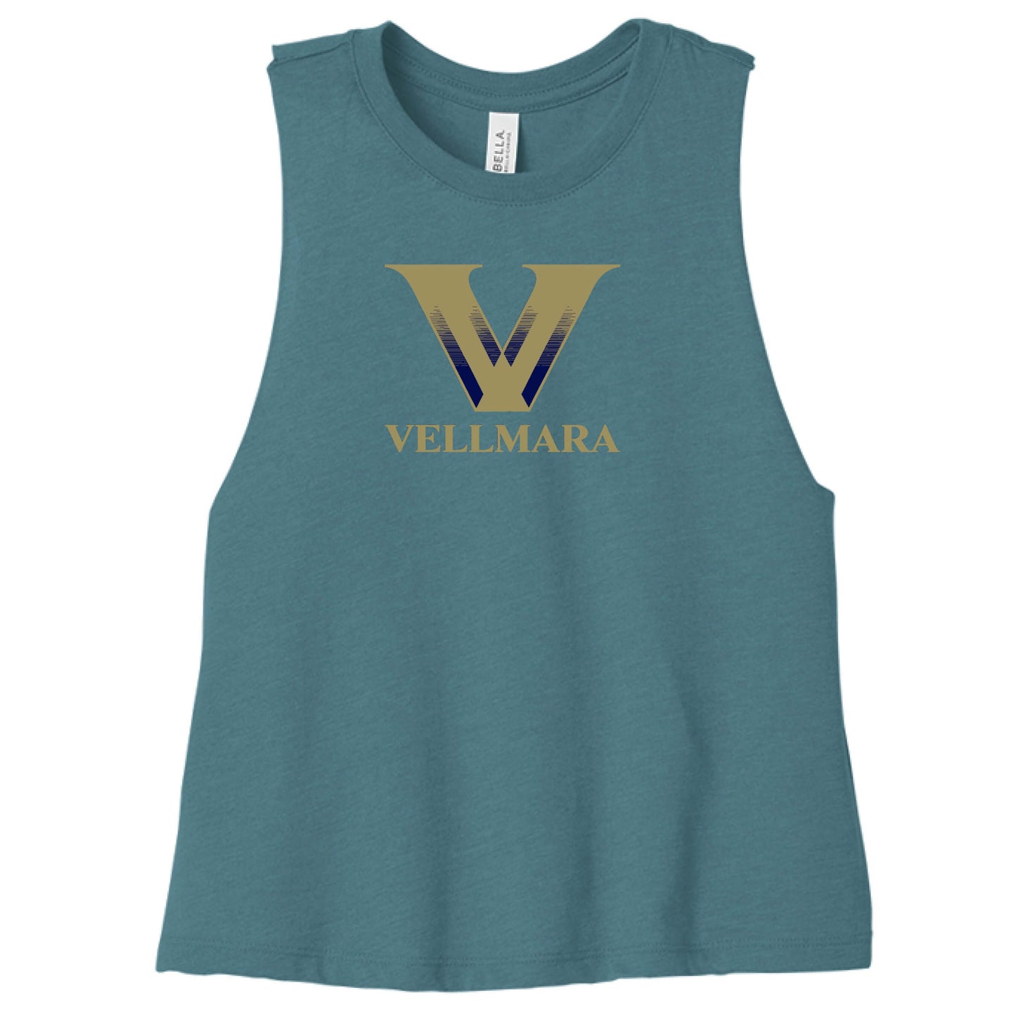 Bella + Canvas 6682 Women's Cropped Racerback Tank Top - Korvel
