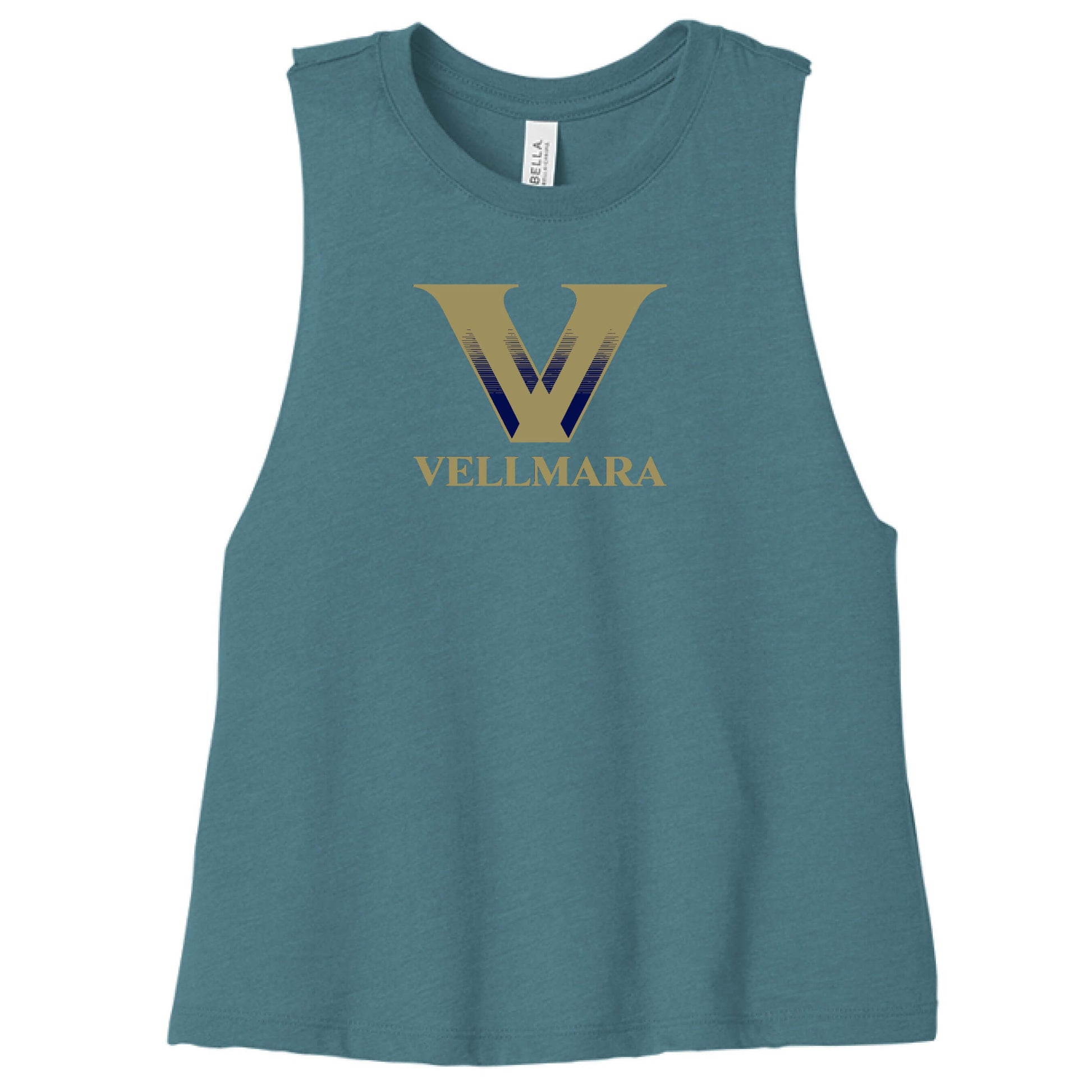 Bella + Canvas 6682 Women's Cropped Racerback Tank Top - Korvel