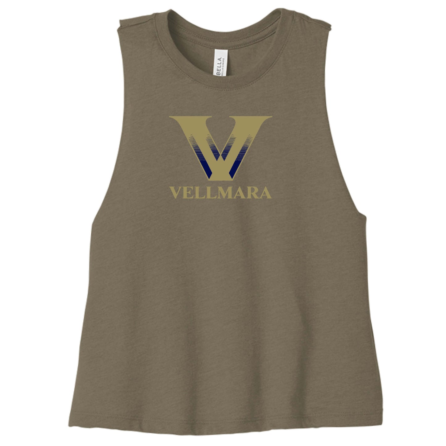 Bella + Canvas 6682 Women's Cropped Racerback Tank Top - Korvel