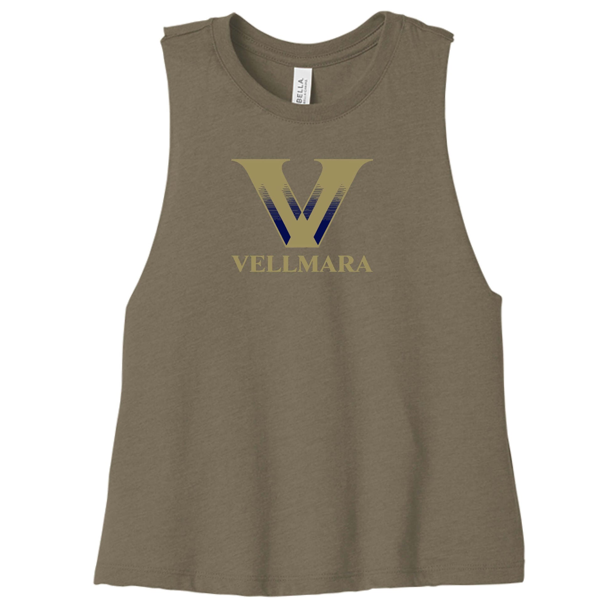 Bella + Canvas 6682 Women's Cropped Racerback Tank Top - Korvel