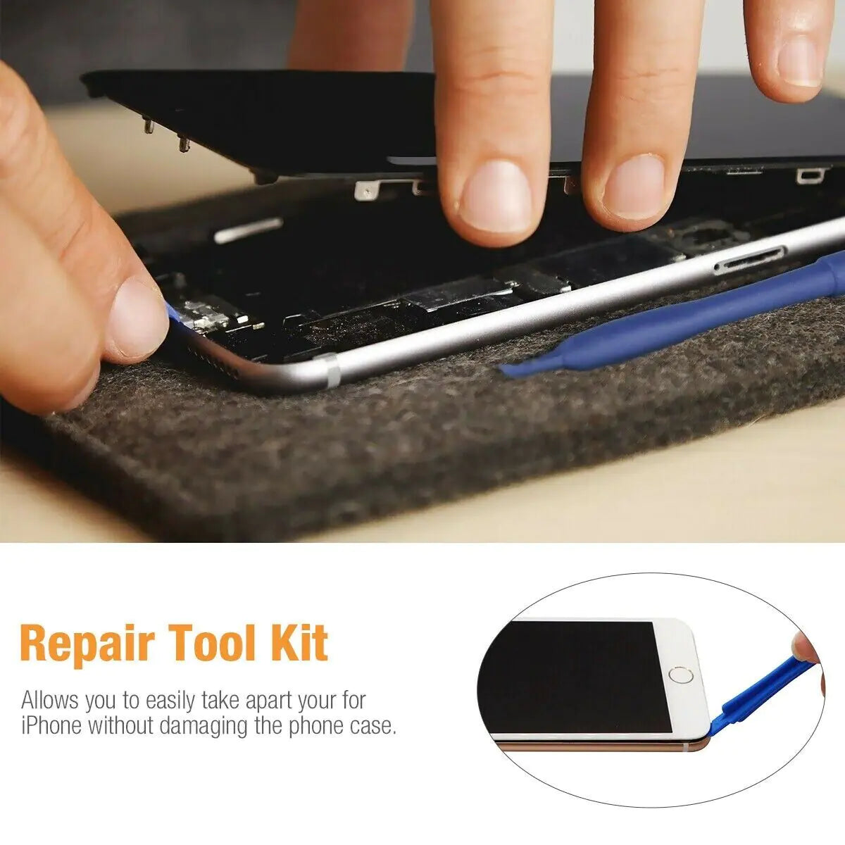 Kit de herramientas de reparación de pantalla de teléfono móvil 20 en 1