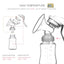 Extractor de Leche Materna de Succión Manual para Alimentación Cómoda