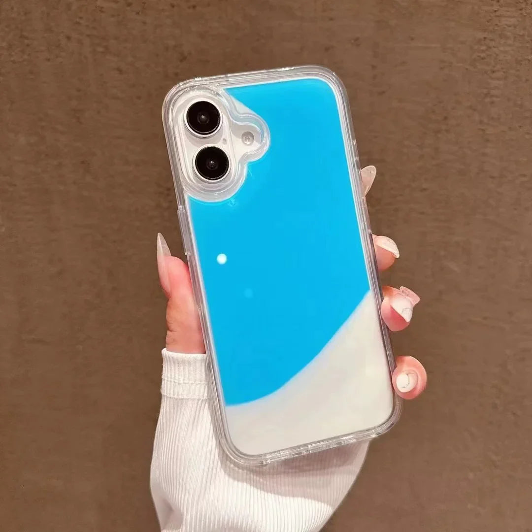 Coque iPhone Glitter Lumineux