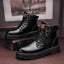 Bottes en cuir hautes premium pour hommes