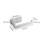 No-Drill Self Adhesive Stainless Steel Toilet Paper Holder