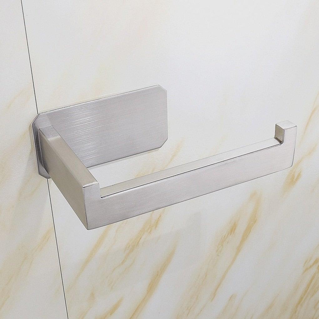 No-Drill Self Adhesive Stainless Steel Toilet Paper Holder