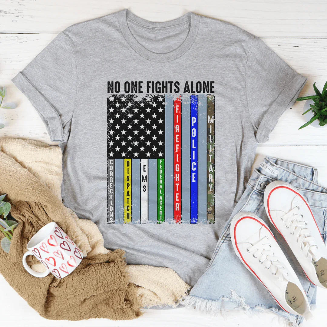 Camiseta Nadie lucha solo