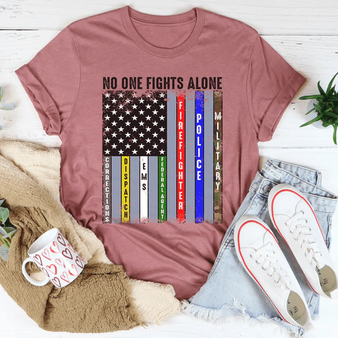Camiseta Nadie lucha solo