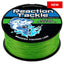 Reaction Tackle Braided Fishing Line - NO FADE Hi Vis Green - NEW