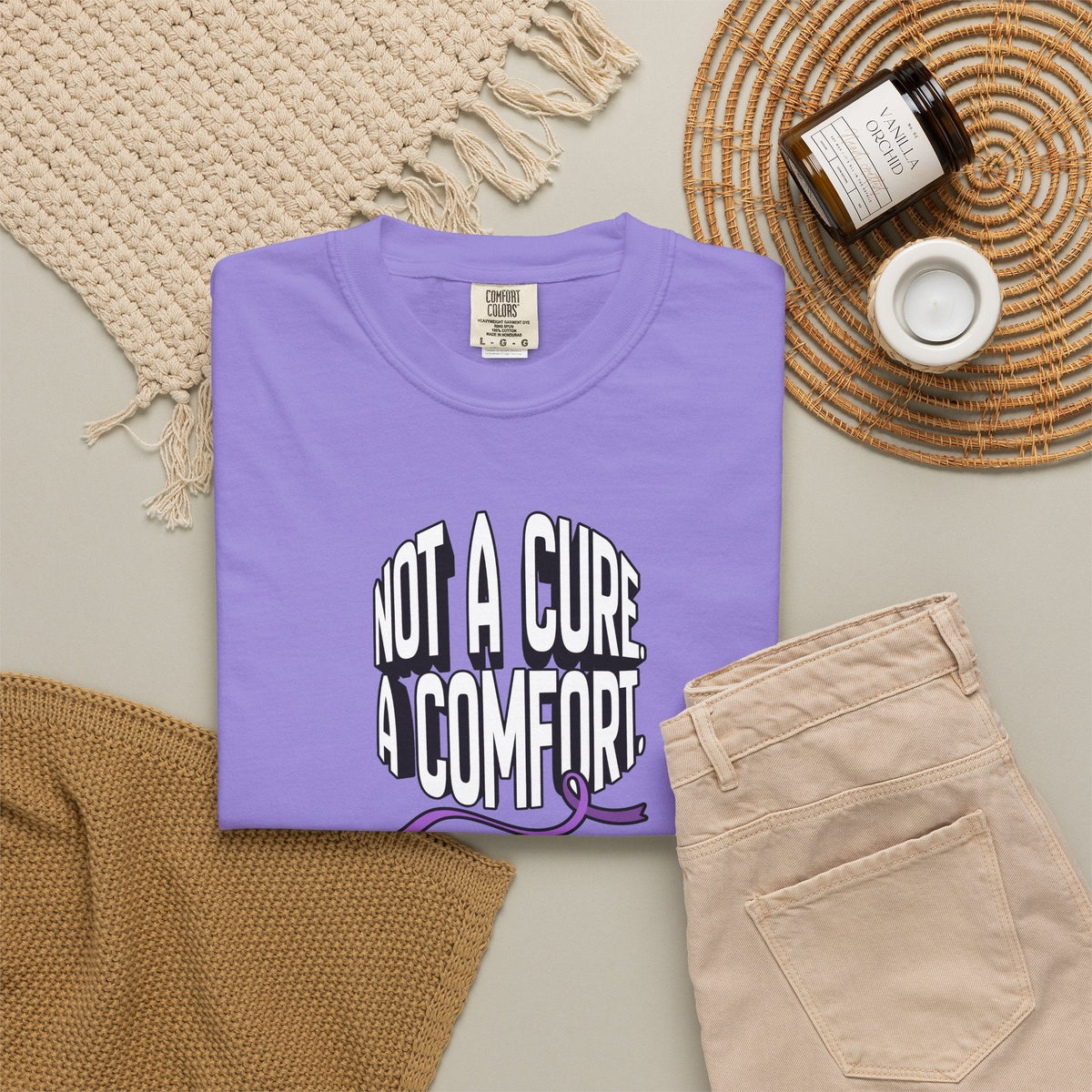 No es una cura, es una camiseta de confort teñida en prenda