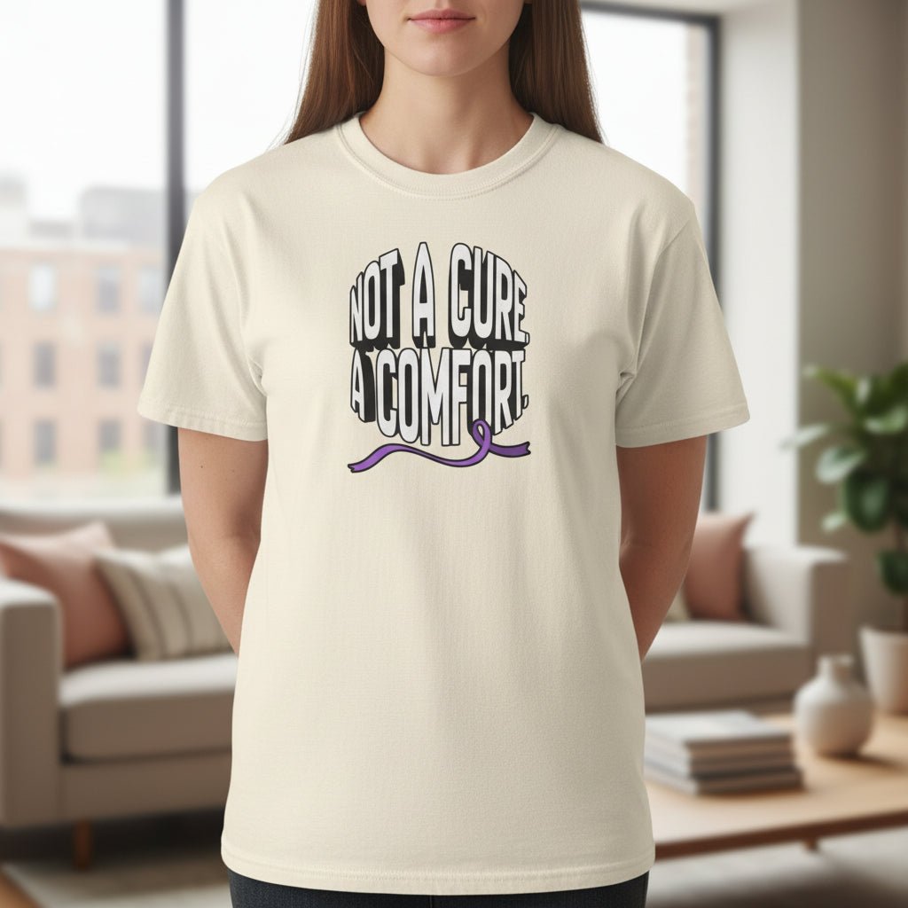 No es una cura, es una camiseta de confort teñida en prenda