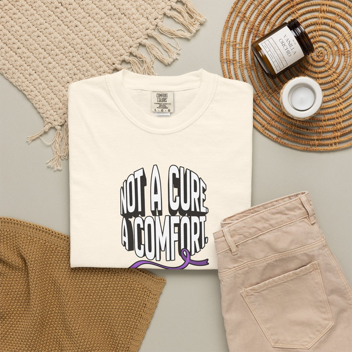 No es una cura, es una camiseta de confort teñida en prenda