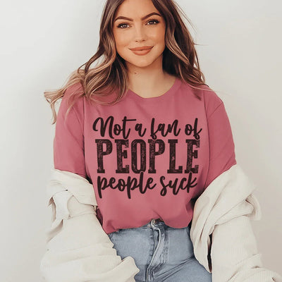 No soy fan de la gente