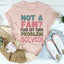 No soy fanático de la camiseta