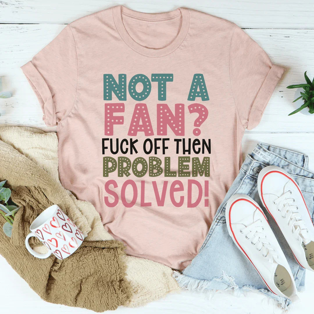 No soy fanático de la camiseta