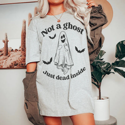 Camiseta "No soy un fantasma, solo estoy muerto por dentro"