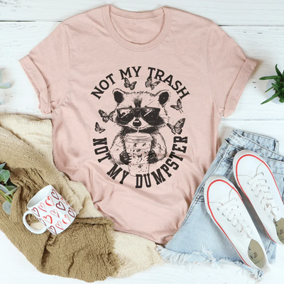Camiseta No es mi basura, no es mi contenedor