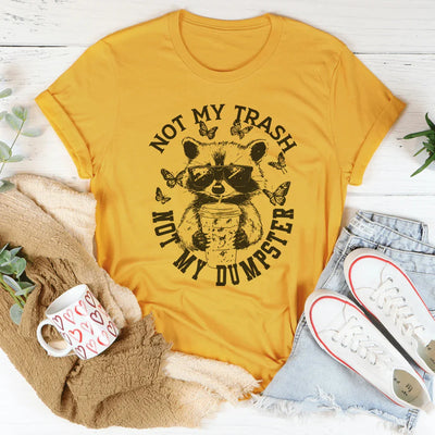 Camiseta No es mi basura, no es mi contenedor