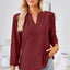 Notched Roll-Tab Sleeve T-Shirt - Korvel