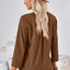 Notched Roll-Tab Sleeve T-Shirt - Korvel