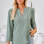 Notched Roll-Tab Sleeve T-Shirt - Korvel