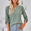Notched Roll-Tab Sleeve T-Shirt - Korvel