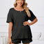 Ensemble de lounge à manches courtes et short avec encolure en V