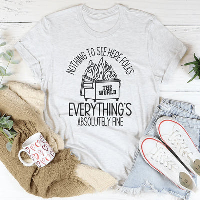 T-shirt Rien à voir ici