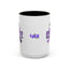 Mug de sensibilisation Nothing to Seize At - Design Ruban Violet