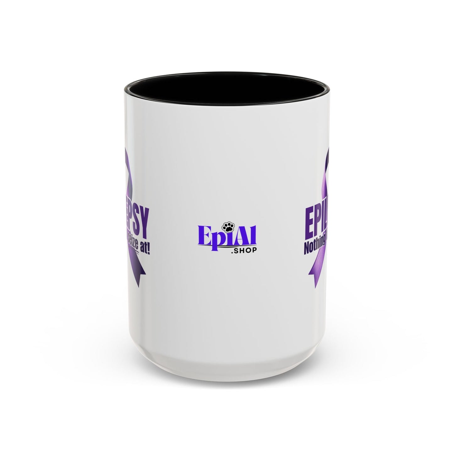 Mug de sensibilisation Nothing to Seize At - Design Ruban Violet