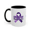 Mug de sensibilisation Nothing to Seize At - Design Ruban Violet