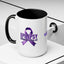 Mug de sensibilisation Nothing to Seize At - Design Ruban Violet