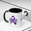 Mug de sensibilisation Nothing to Seize At - Design Ruban Violet