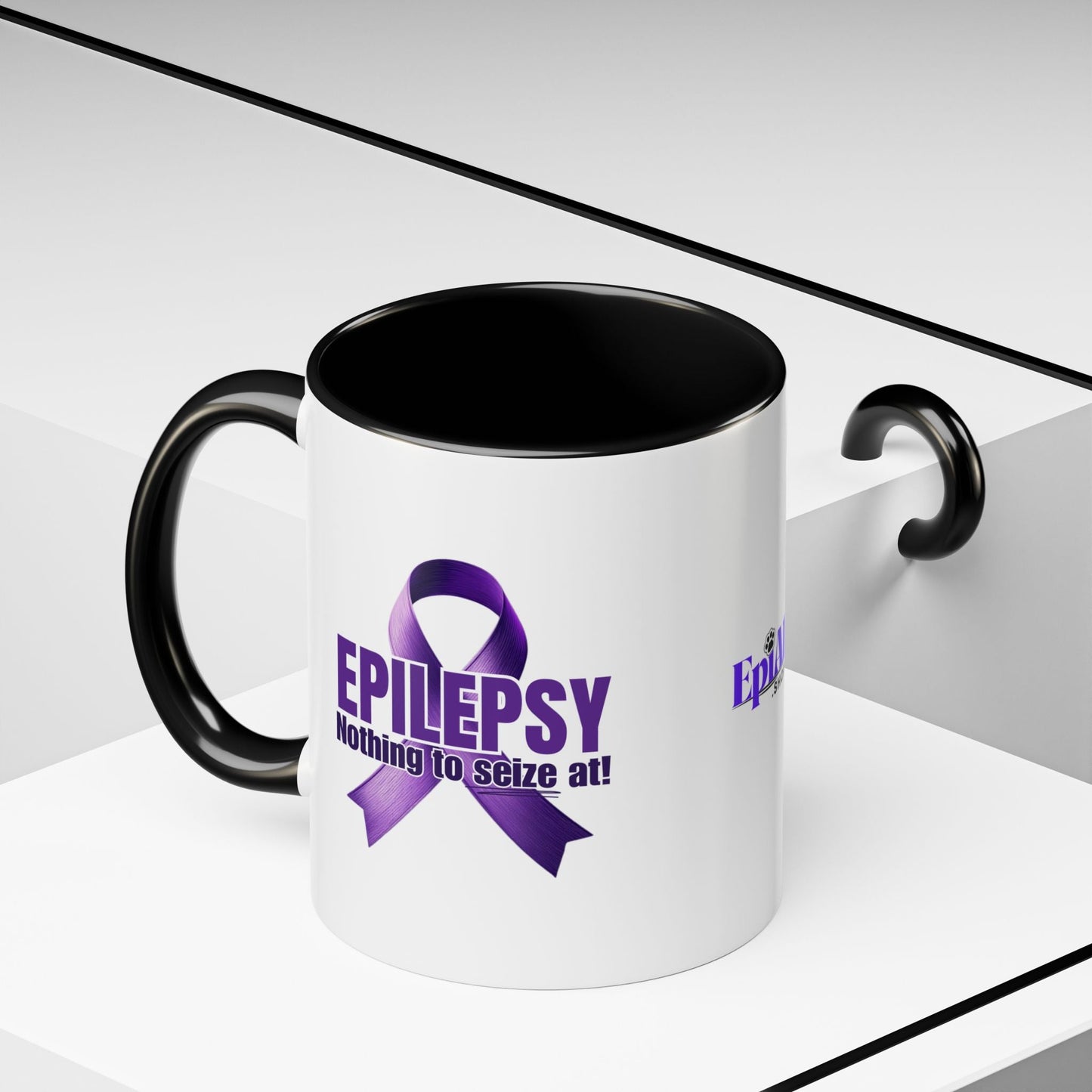 Mug de sensibilisation Nothing to Seize At - Design Ruban Violet