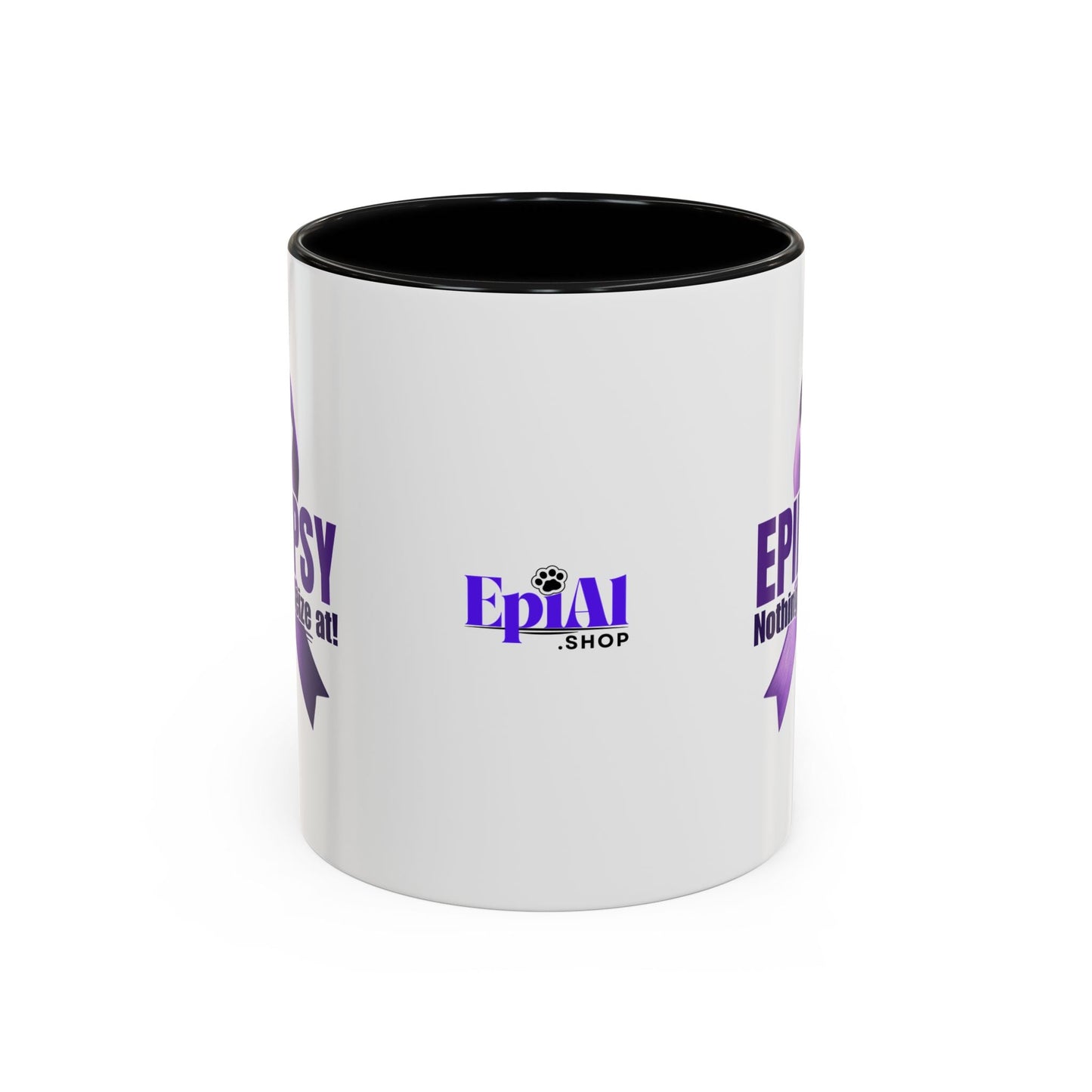 Mug de sensibilisation Nothing to Seize At - Design Ruban Violet