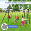 Set de Columpios para Niños 5 en 1 con Estructura en A
