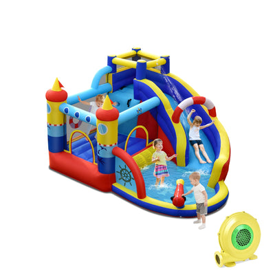 Premium Inflatable Bounce Castle with Slide and Climbing Wall