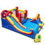 Casa Inflable Exterior 7 en 1 con Toboganes de Agua