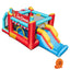 Castillo Inflable de Helado 5 en 1 con Piscina de Pelotas y Tobogán