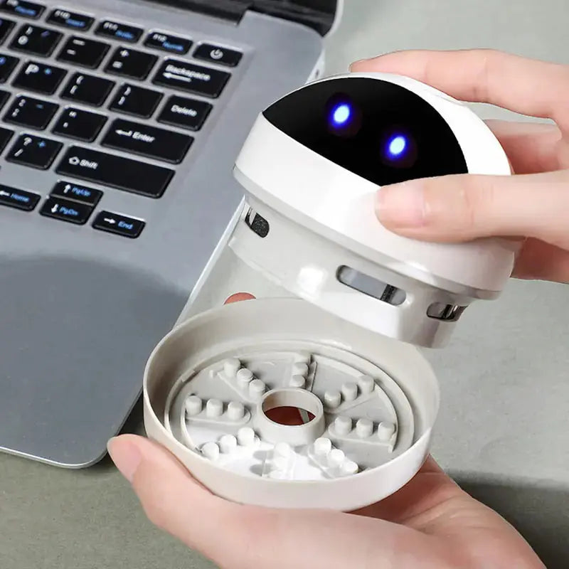 Mini aspiradora para limpieza de escritorio y mesa