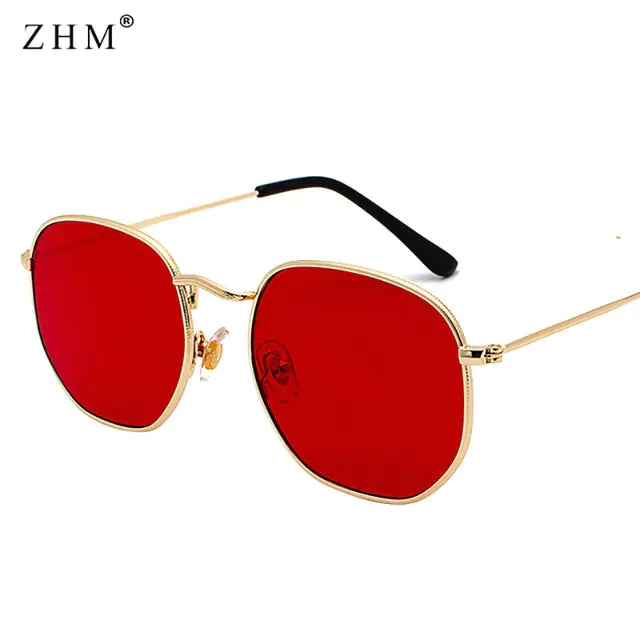 Luxury Classic Square Metal Frame Sunglasses
