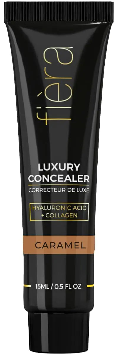 Concealer de Lujo Fièra - Cobertura Todo el Día, Caramelo, 0.5 Onza