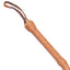 Expertly Crafted Tan Leather Bull Whip with Convenient Belt Holder – Available in 4ft to 16ft - Korvel