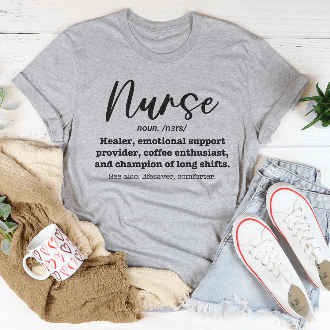 Camiseta Proveedor de Apoyo Emocional Enfermera Sanadora
