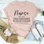 Camiseta Proveedor de Apoyo Emocional Enfermera Sanadora