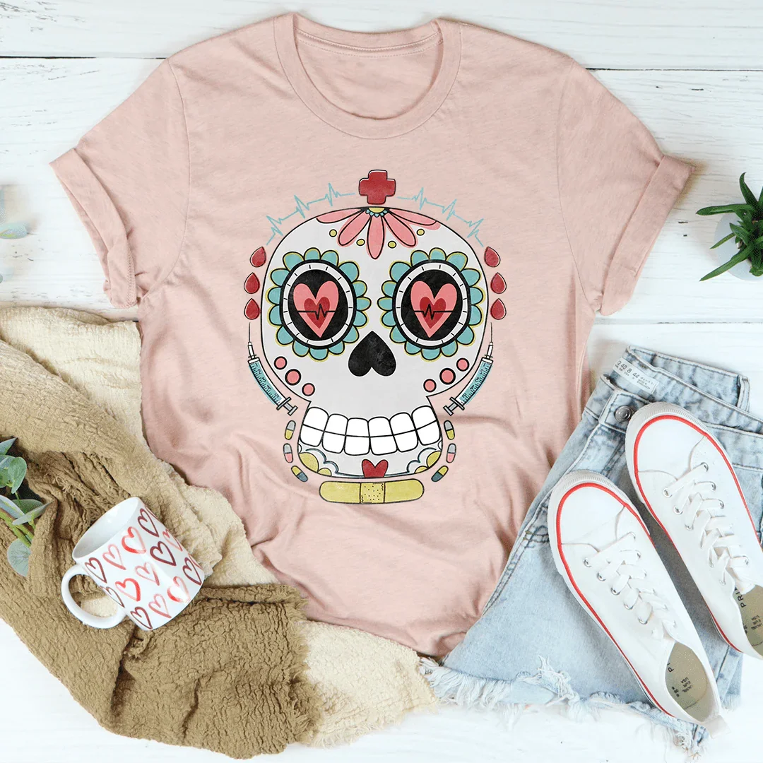 Nurse Sugar Skull Tee - Korvel